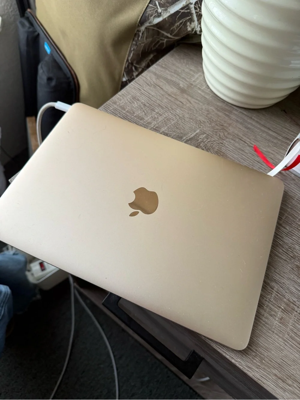 Apple MacBook in Rose Gold with Black Keyboard